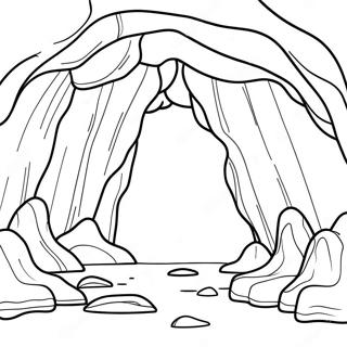 Grotte Pages À Colorier