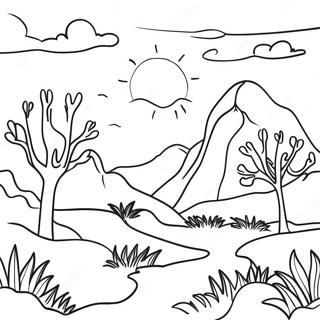 Page A Colorier Paysage Fantastique Sublime 60727-50372