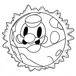 Mario Bombe Pages À Colorier