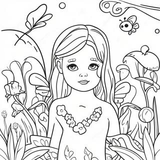 Page A Colorier Du Jardin Fantastique De Johanna Bradford 60747-50385