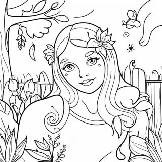 Page A Colorier Du Jardin Fantastique De Johanna Bradford 60747-50386