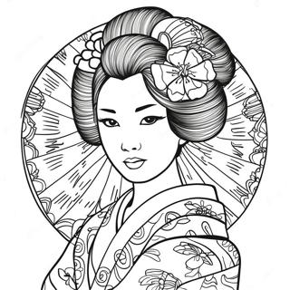 Page A Colorier De Geisha 60846-50466