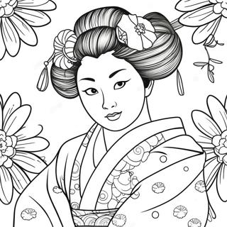 Page A Colorier De Geisha 60846-50467