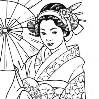 Page A Colorier De Geisha 60846-50468