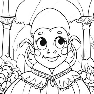 Page A Colorier Jester Garten De Banban 60896-50504