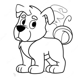 Page A Colorier Personnage Underdog Courageux 60937-50530