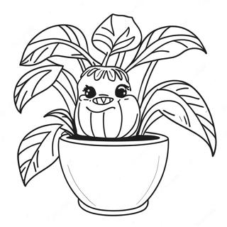 Page A Colorier Plante Audrey Ii 60957-50546