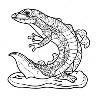 Page A Colorier Gekko Mobile En Action 60967-50561