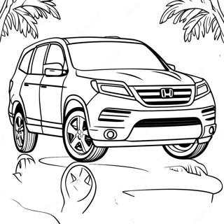 Page A Colorier Honda Pilot 60976-50567