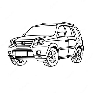 Page A Colorier Aventure Honda Pilot 60977-50583