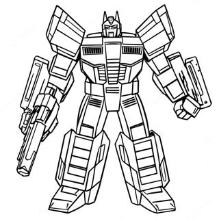 Page A Colorier Transformers Combiner Wars 61036-50623