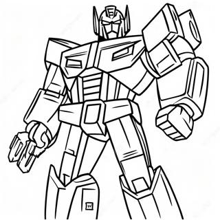 Page A Colorier Optimus Prime En Bataille 61037-50614