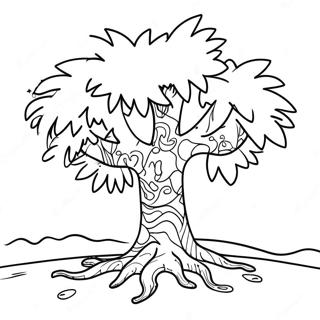 Page A Colorier Arbre Chicka Chicka 123 Colore 61067-50633