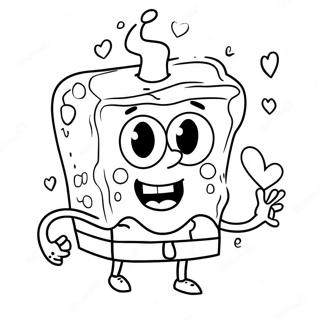 Page A Colorier Valentines De Spongebob 61086-50655