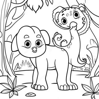 Page A Colorier Animaux De La Jungle Detailles 61097-50667