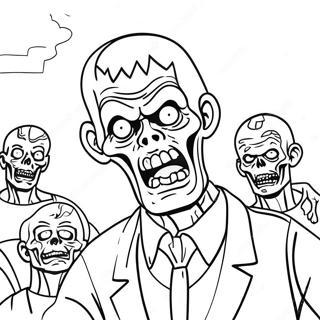 Zombies Pages À Colorier