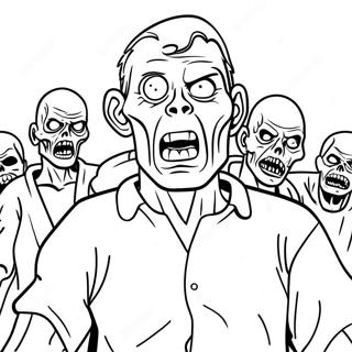 Page A Colorier De Zombies 61146-50706