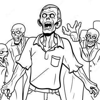 Page A Colorier De Zombies 61146-50707