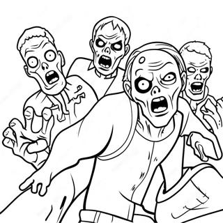 Page A Colorier De Zombies 61146-50708