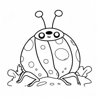 Page A Colorier De Coccinelle Grincheuse 61166-50720