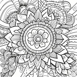 Page A Colorier De Mandala Relaxant 61347-50866