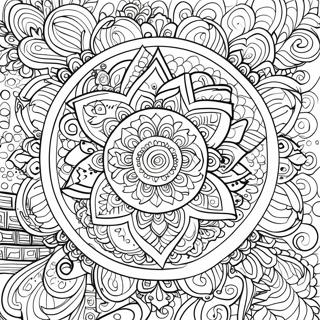 Page A Colorier De Mandala Relaxant 61347-50867