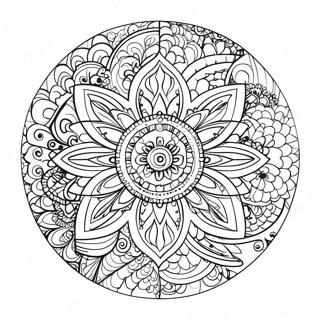 Page A Colorier De Mandala Relaxant 61347-50868