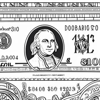 Page A Colorier De Billet De Dollar 61356-50871