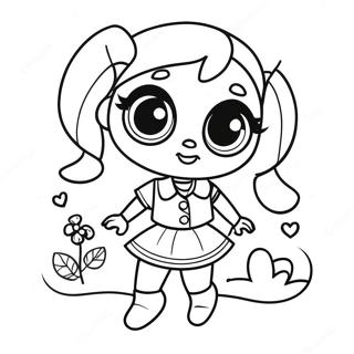 Fille Powerpuff Défoncée Pages À Colorier