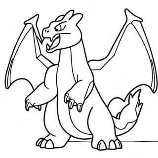 Page A Colorier De Charizard Gigantamax Enflamme 61447-50940