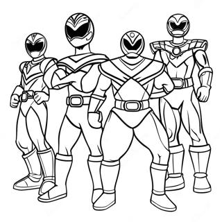 Power Rangers Beast Morphers Pages À Colorier