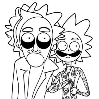 Rick Et Morty Stoner Pages À Colorier