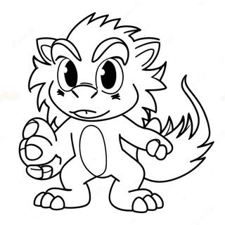 Page A Colorier De Werehog 61476-50961