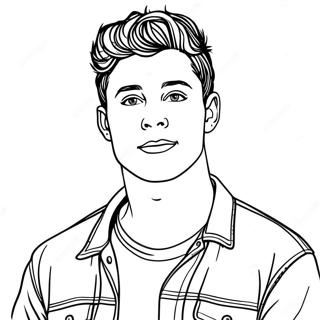 Shawn Mendes Pages À Colorier