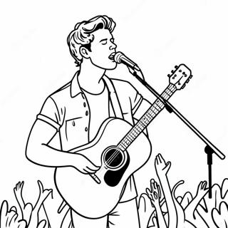 Shawn Mendes Pages À Colorier