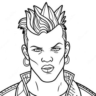 Page A Colorier Punk Rock 61516-50988