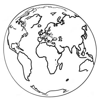 Page A Colorier Des Continents Et Des Oceans Colores 61527-51014