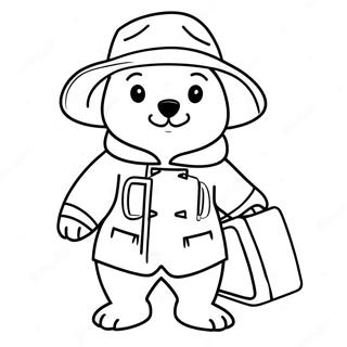 Page A Colorier De Paddington Aventurier 61557-51030