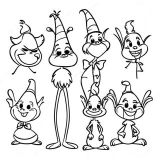 Page A Colorier Personnages Joyeux De Whoville 6155-4919