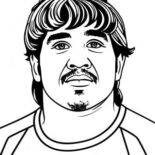 Maradona Pages À Colorier