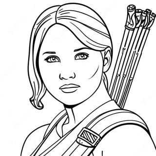 Katniss Everdeen A Colorier 61636-51102