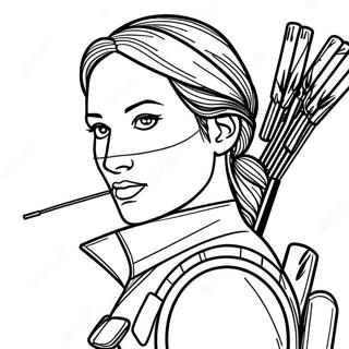 Katniss Everdeen A Colorier 61636-51103