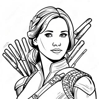 Katniss Everdeen A Colorier 61636-51104