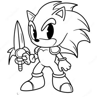 Page A Colorier Dexcalibur Sonic 61716-51154