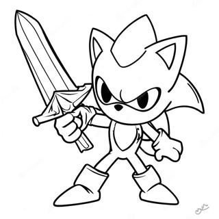 Page A Colorier Dexcalibur Sonic 61716-51156