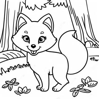 Renard Mignon Pages À Colorier