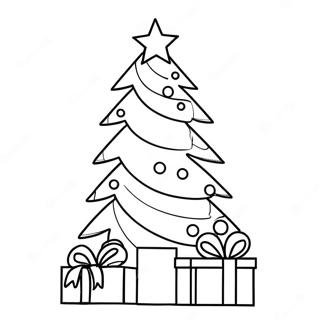 Page A Colorier Facile De Sapin De Noel 61856-51271