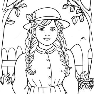 Anne Des Green Gables Pages À Colorier