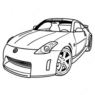 350z Pages À Colorier