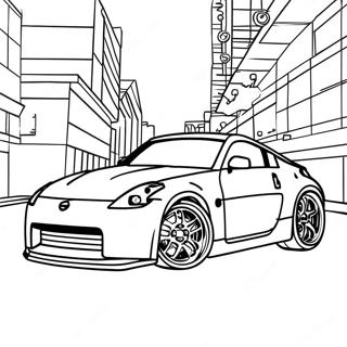 Page A Colorier Nissan 350z Elegant 61947-51337